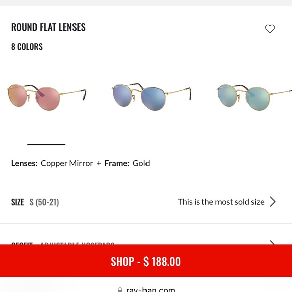 Ray-Bans - Round/Pink - Picture 7 of 7